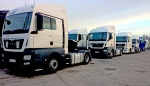 MAN TGX 18 440 tractors. Route Poland-Ukraine