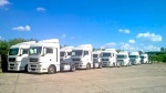 MAN TGX 18 440 tractors. Route Poland-Ukraine